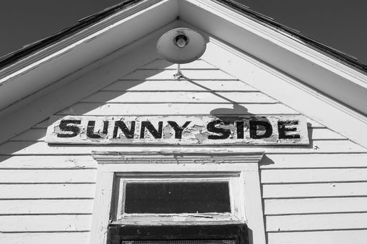 Sunny Side b&w photographic print