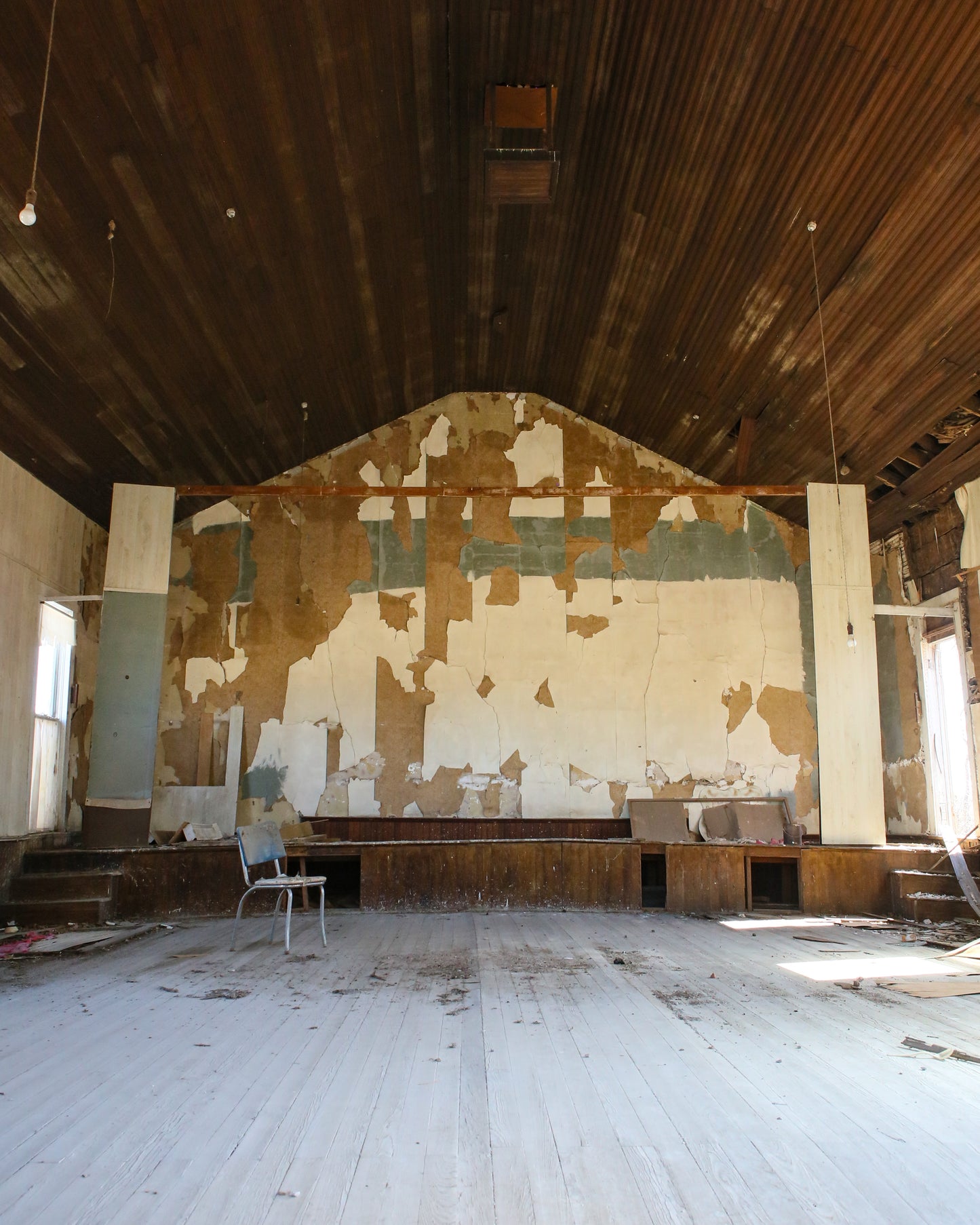 Abandoned rural church photographic print