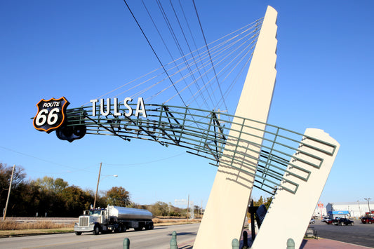 West Tulsa Gateway, OK Route 66 photographic print