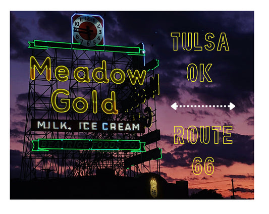 Meadow Gold Postcard