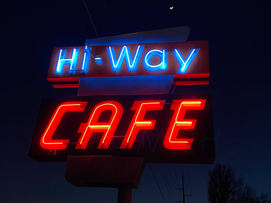 Hi-Way Cafe, Vinita, OK Route 66 photographic print