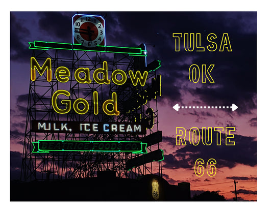 Wholesale Meadow Gold Postcard