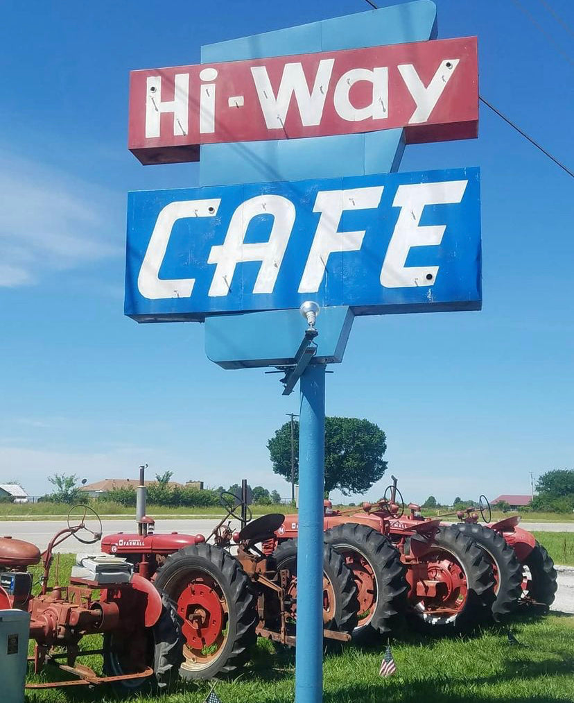 Hi-Way Cafe sign, Vinita, OK Route 66 photographic print
